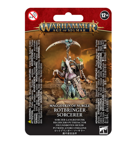 MAGGOTKIN OF NURGLE: ROTBRINGER SORCERER<br>(Shipped in 14-28 days)