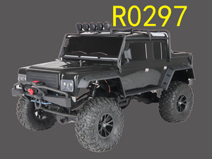 River Hobby Black Land Rover Pickup Body Set for BF-4J<br>(Shipped in 10-14 days)