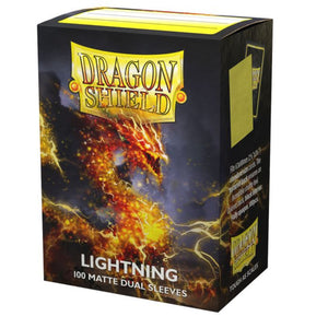 Lightning Dual Matte Standard Sleeves Dragon Shield