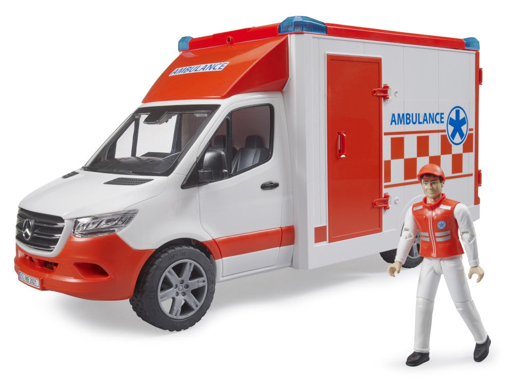 Bruder Toys MB Sprinter Ambulance with driver and L+S Module<br>(Shipped in 10-14 days)