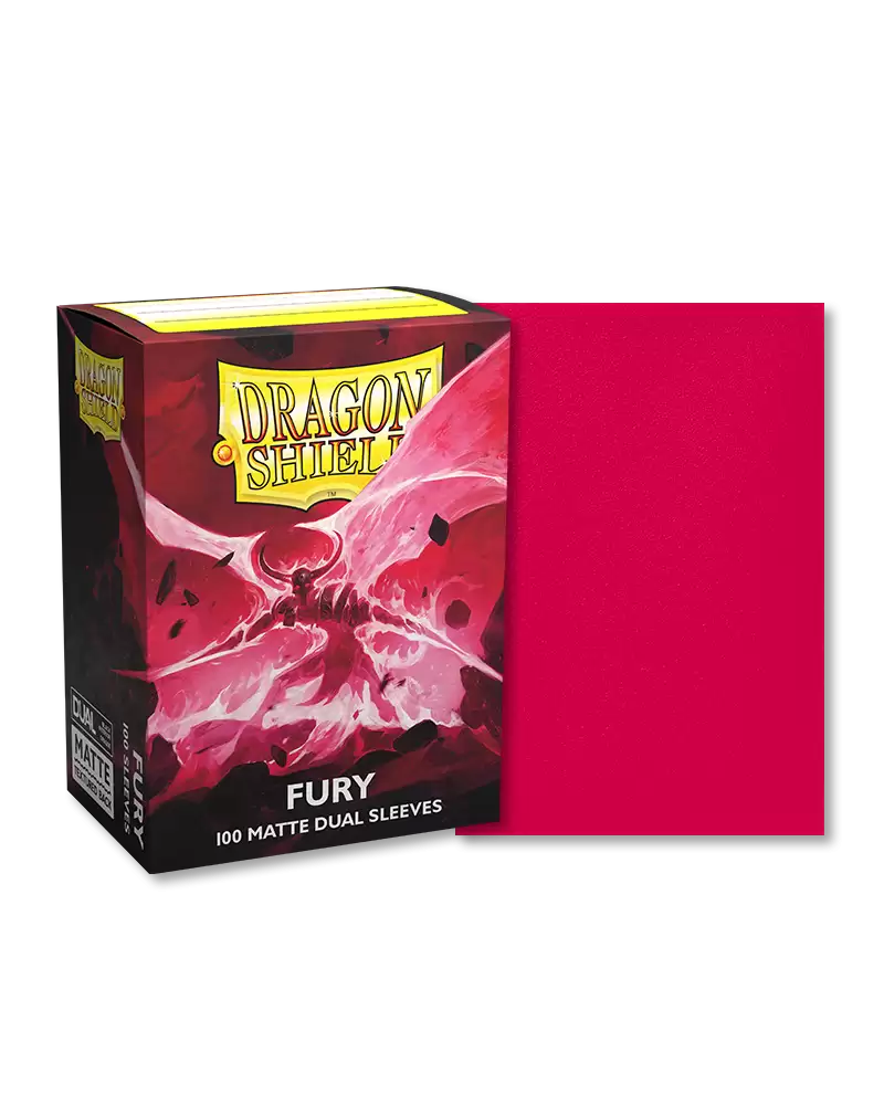 Fury Dual Matte Standard Sleeves DragonShield